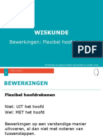 Wiskunde Hoofdrekenen