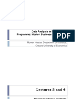 Lectures 3 and 4 - Data Anaysis in Management - MBM