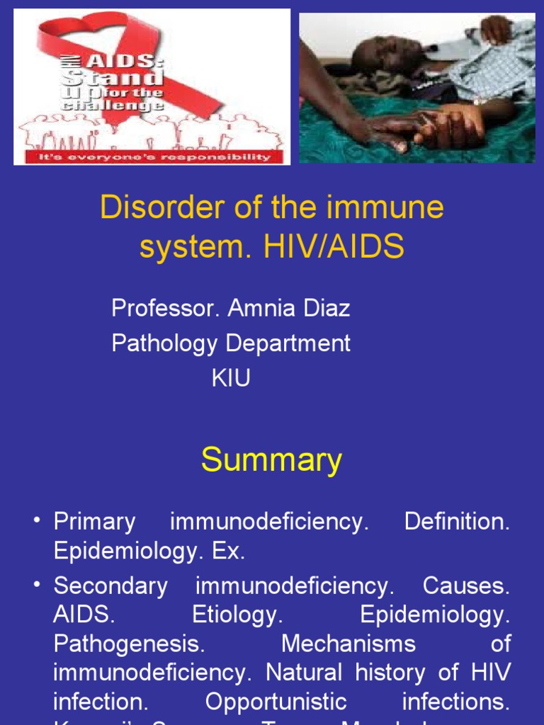 Disorder of The Immune System 2 | PDF | Immunodeficiency | Hiv/Aids