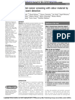 Colorectal Cancer Screening With Odour Material by Canine Scent Detection