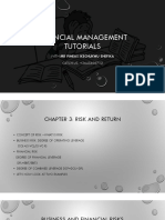 Financial Management Tutorials (F) - 1