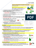 1 Estrategias y Eficiencia en Situaciones de Poder de Mercado