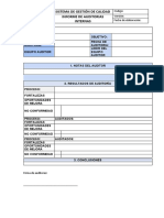 20 - Informe de Auditorias Internas