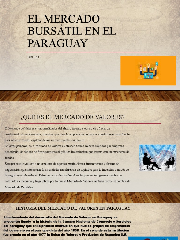 Mercado Bursátil en Paraguay: Estructura y Función | PDF | Bolsa ...