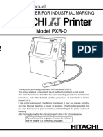 Hitachi PXR-D Instruction Manual