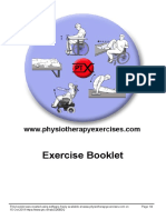 Physiotherapy Exercise Guide | PDF | Anatomical Terms Of Motion | Joints
