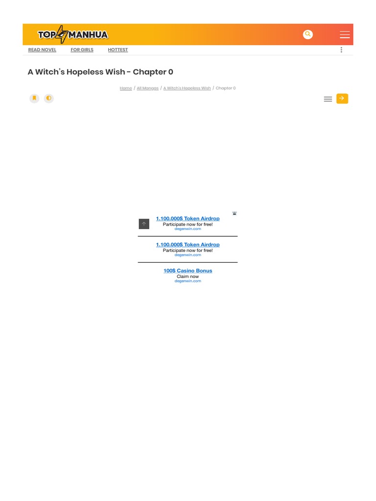 A Witch's Hopeless Wish Chapter 0 Top Manhua PDF