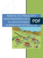 12.5.-Manual de Operación y Mantenimeinto Del Sistema de Agua - Los Zapatas
