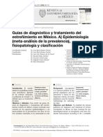 Guías de Diagnóstico y Tratamiento Del Estreñimiento en México. A) Epidemiología (Meta-Análisis de La Prevalencia), Fisiopatología y Clasificación