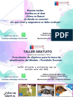 01.07.2023 Taller 1 Gratuito EvaluaciÃ N Docente