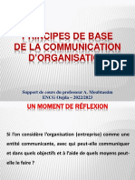 Comunication D'organisation