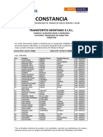 Constancia SCTR Transporte