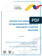 IE B.3.0 PF 01 - Descriptivo de Establecimientos Sujetos A Vigilancia y Control Sanitario - v6.0