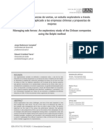 2016 - OK - Bullemore y Fransi - La Gestión de Las Fuerzas de Ventas, Un Estudio Exploratorio A Través