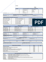 Daily Checklist - Mantención (Formato) Ejemplo