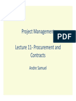 Lecture 11 Procurement