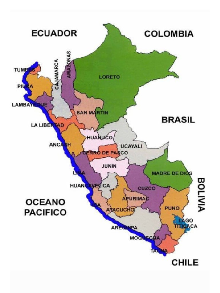 Mapa Del Peru | PDF