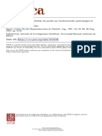 De La Racionalidad A La Razonabilidad Es Posible Una Fundamentación Epistemológica de Una Moral Política Eduardo Rivera López