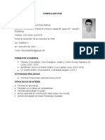 Steven Diaz CV