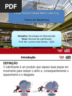 Aula 06 - Técnicas de Lubrificação