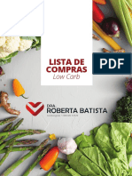 Dra. Roberta Lista de Compras Low Carb Cetogênica Atualiazada