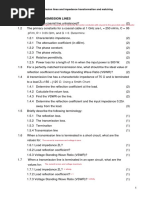 Transmission Lines and Impedence Transformation and Matching