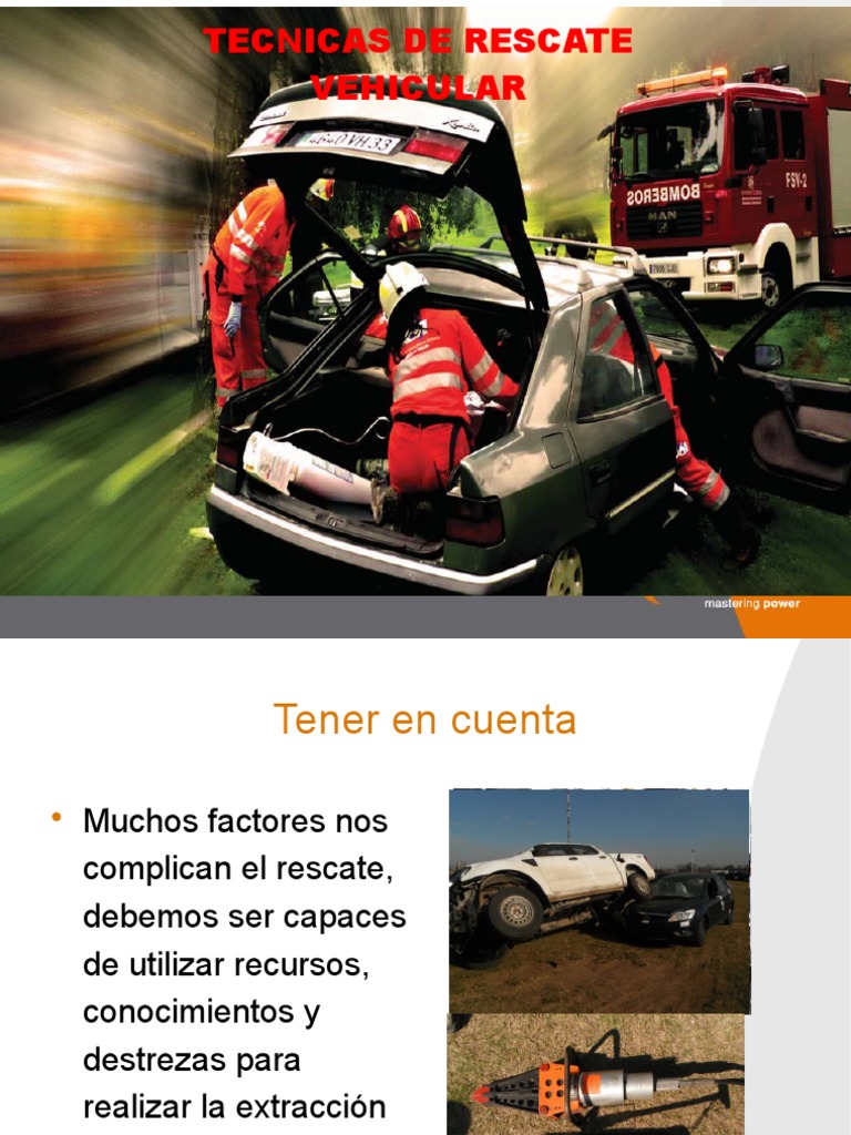 Técnicas de Rescate Vehicular Efectivas | PDF | Airbag | Bienes ...