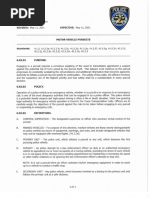 Frisco PD Pursuit Policy