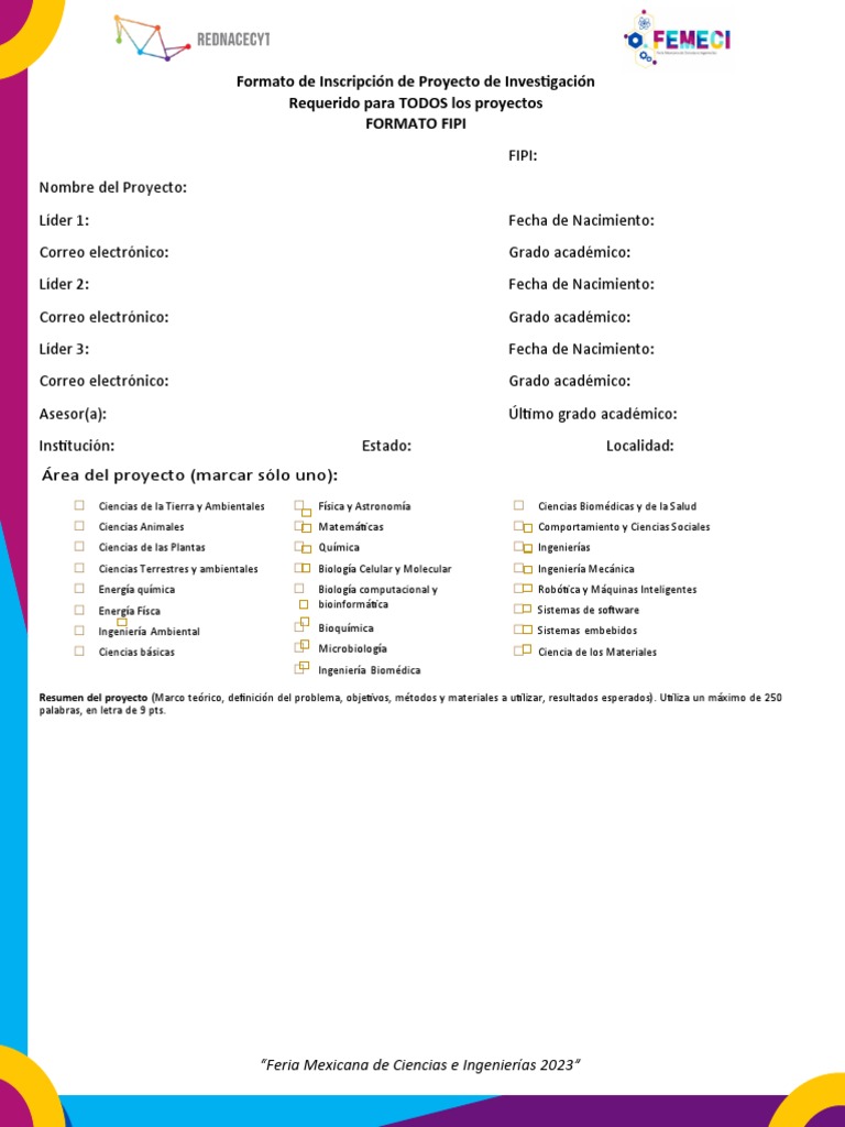 Formato FIPI | PDF | Biología | Science