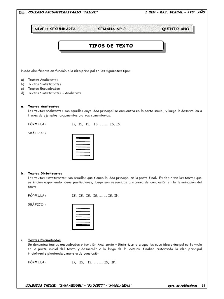 Guía 2 - Tipos de Texto | PDF | sal | Tabú