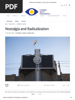 Nostalgia and Radicalization - European Eye On Radicalization