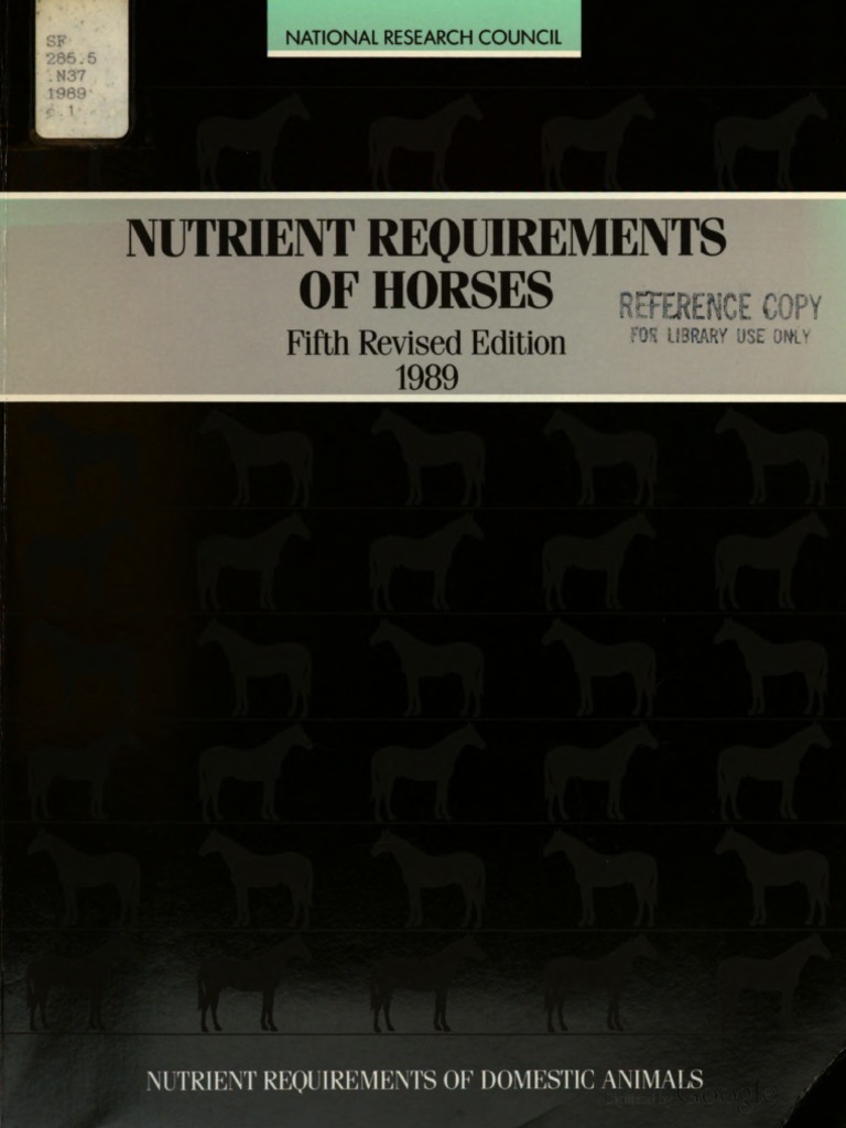 Nutrient Requirements_horse PDF