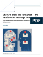 ChatGPT Broke The Turing Test