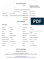 Data Pelanggaran: Kendaraan Pelanggar