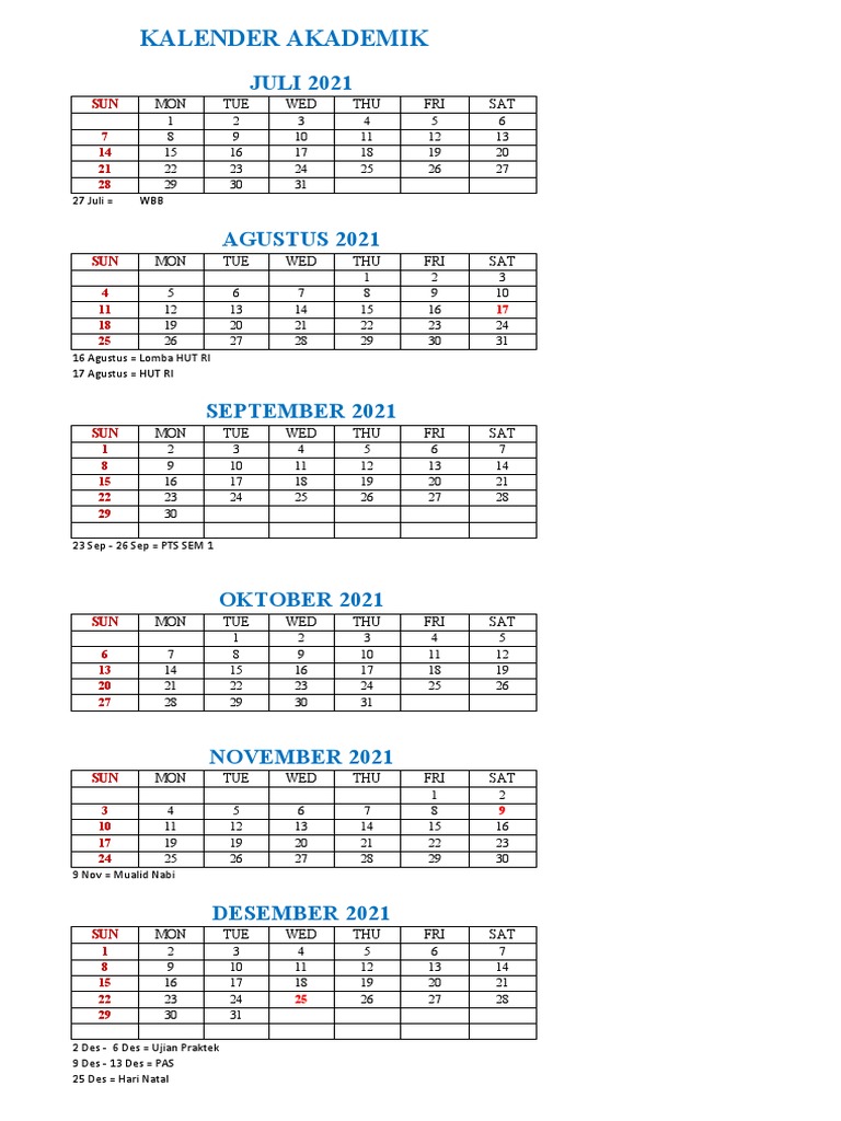 Kalender Pendidikan | PDF