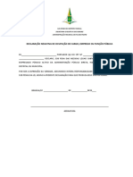 DECLARACAO NEGATIVA DE OCUPACAO DE CARGO Abcdpdf PDF para Word