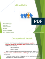 L09 - Occupational Health Safety