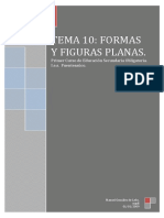 TEMA 10_ FORMAS Y FIGURAS PLANAS. Primer Curso de Educación Secundaria Obligatoria. I.e.s. Fuentesaúco.