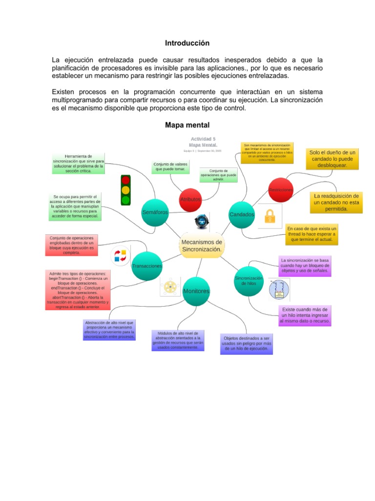 Sincronización en Programación Concurrente | PDF | Informática | Tecnología