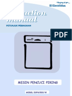 Manual Book Dishwasher 6150X