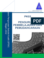 PK03 Pengurusan Pembelajaran Dan Pemudahcaraan