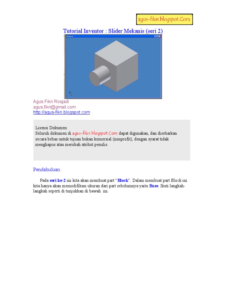 Tutorial Inventor
