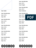 Template Nomor Rak