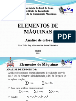 2 Notas de Aula - Analise de Esforços - Elementos de Máquinas