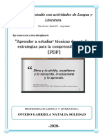 Material Completo - Aprender A Estudiar - Tecnicas y Estrategias - 2020 Oviedo Gabriela