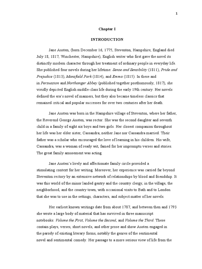 Chapter I | PDF