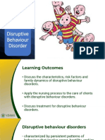 Disruptive Behavior Disorders