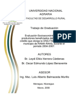 FADCANIC-Monografía Programa de Crédito El Rama 2004-2007