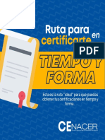 Ruta para Certificarte en Tiempo y Forma