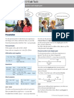 Presentation: Present Perfect and Simple Past